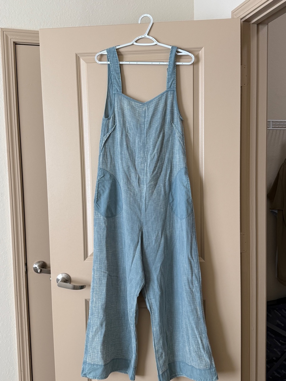NWOT Zenana Double Gauze Washed Wide Leg Overalls
